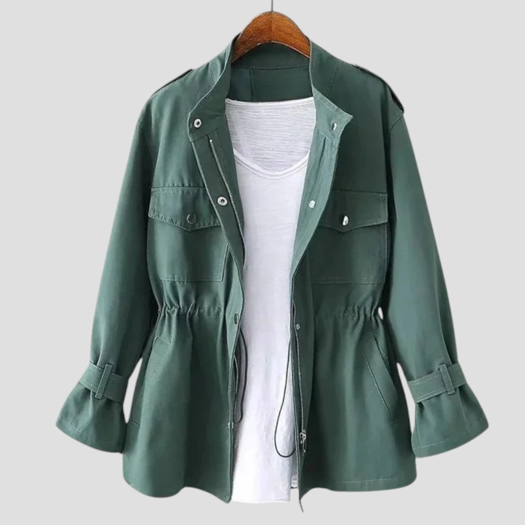 Paula | Stylische Damenjacke lässig mit Fronttaschen