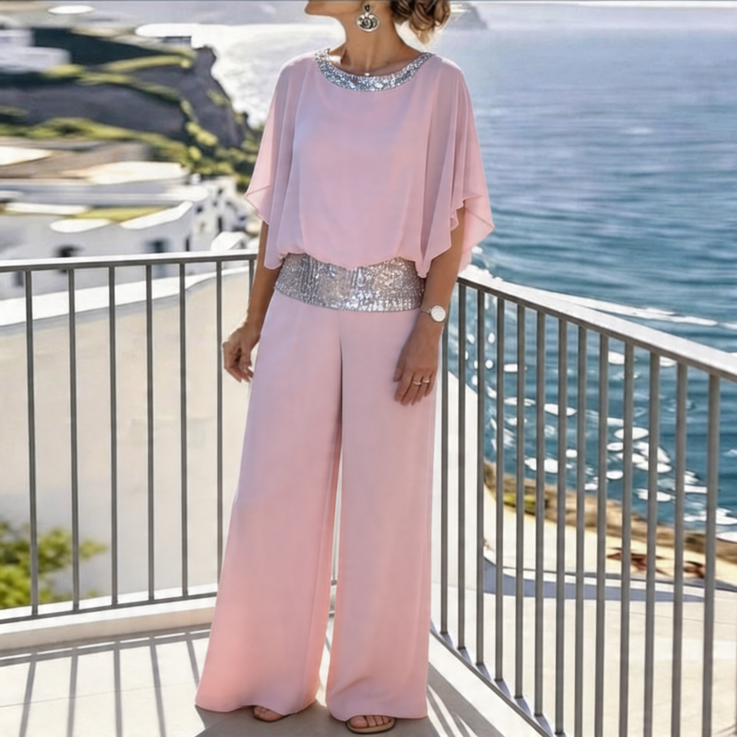 Emma | Schickes Shirt und Hosen Set Damen