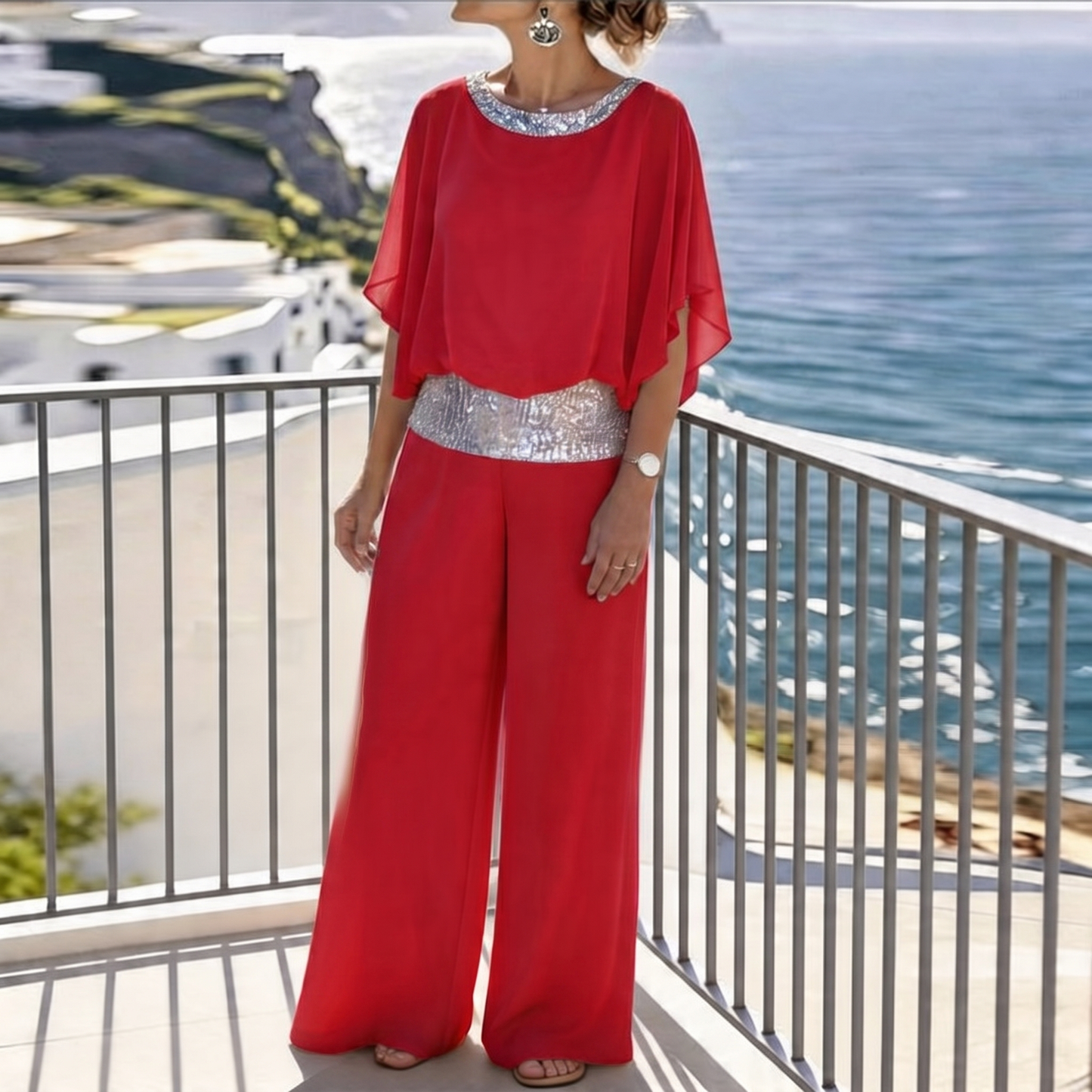 Emma | Schickes Shirt und Hosen Set Damen