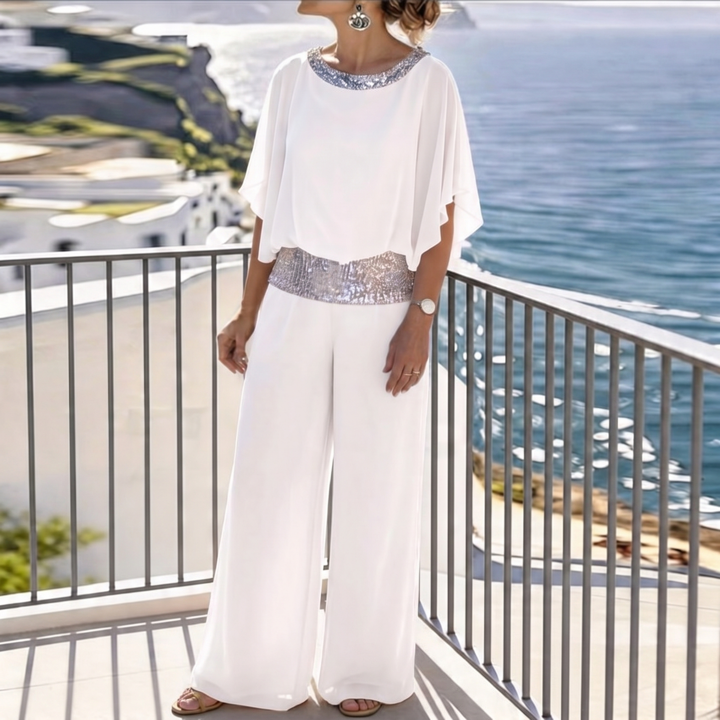 Emma | Schickes Shirt und Hosen Set Damen