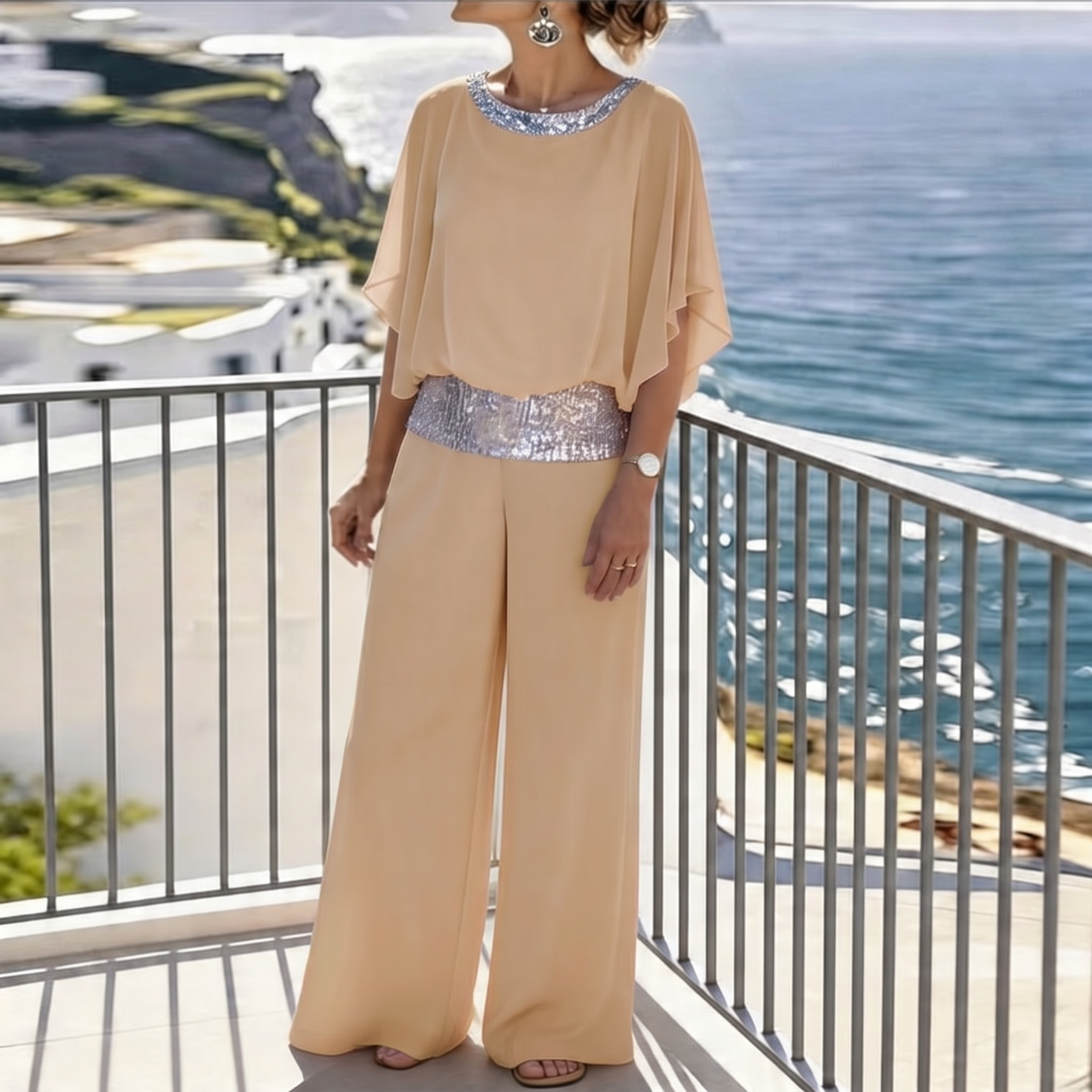 Emma | Schickes Shirt und Hosen Set Damen