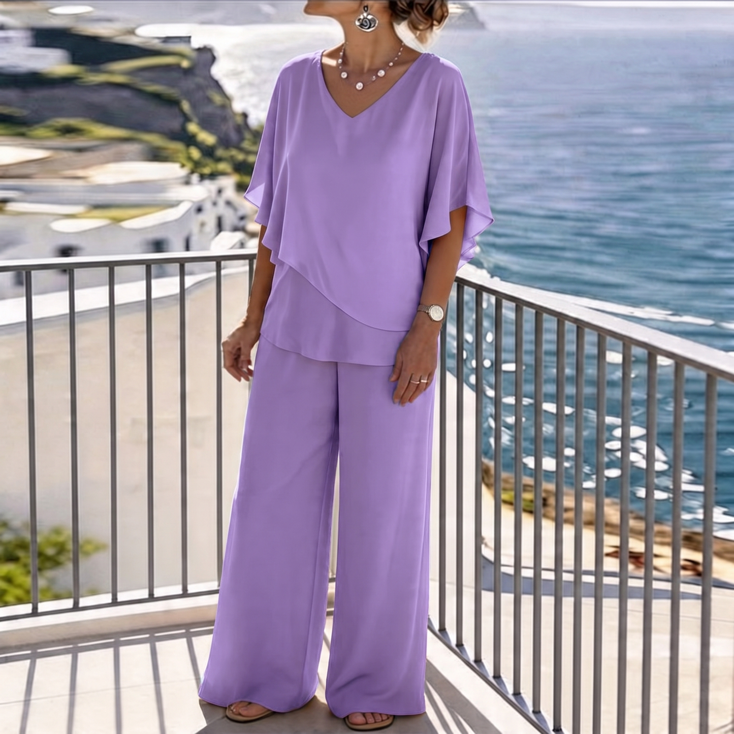 Lina | Stilvolles Set Damen Klassisch Chic