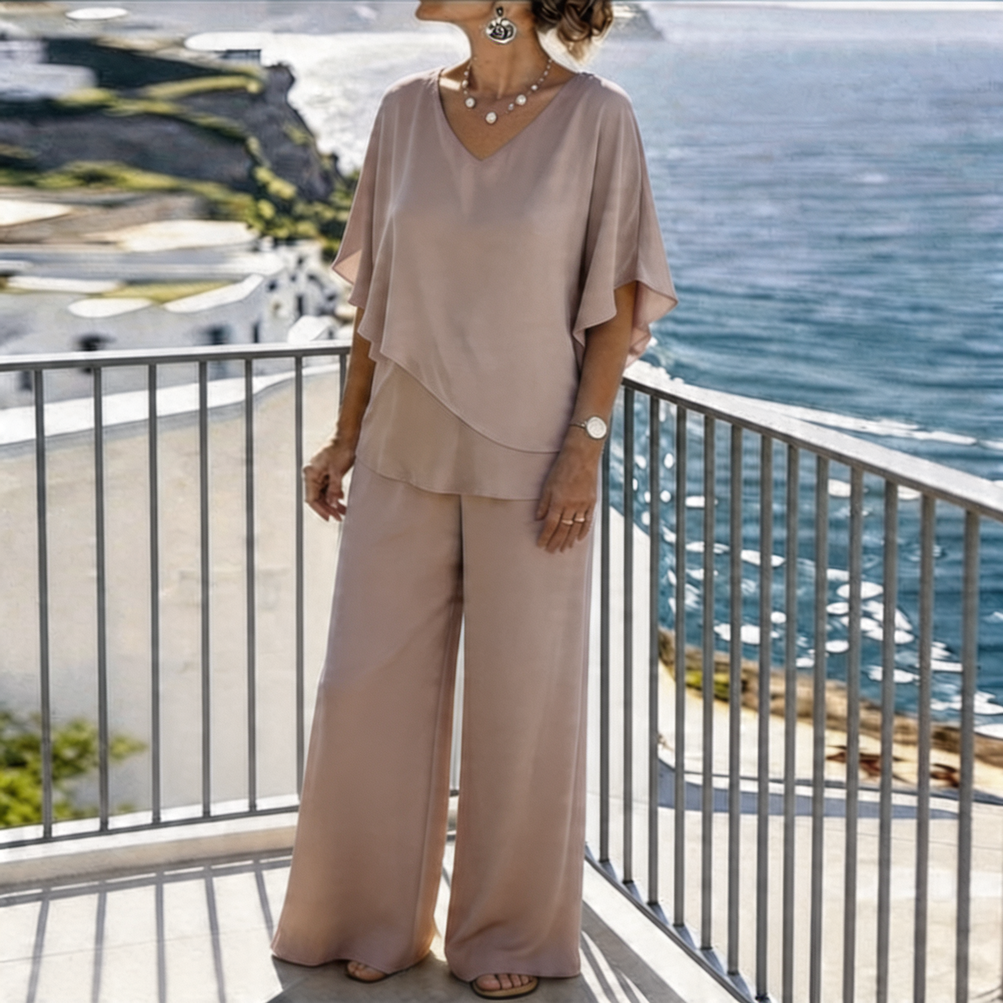 Lina | Stilvolles Set Damen Klassisch Chic