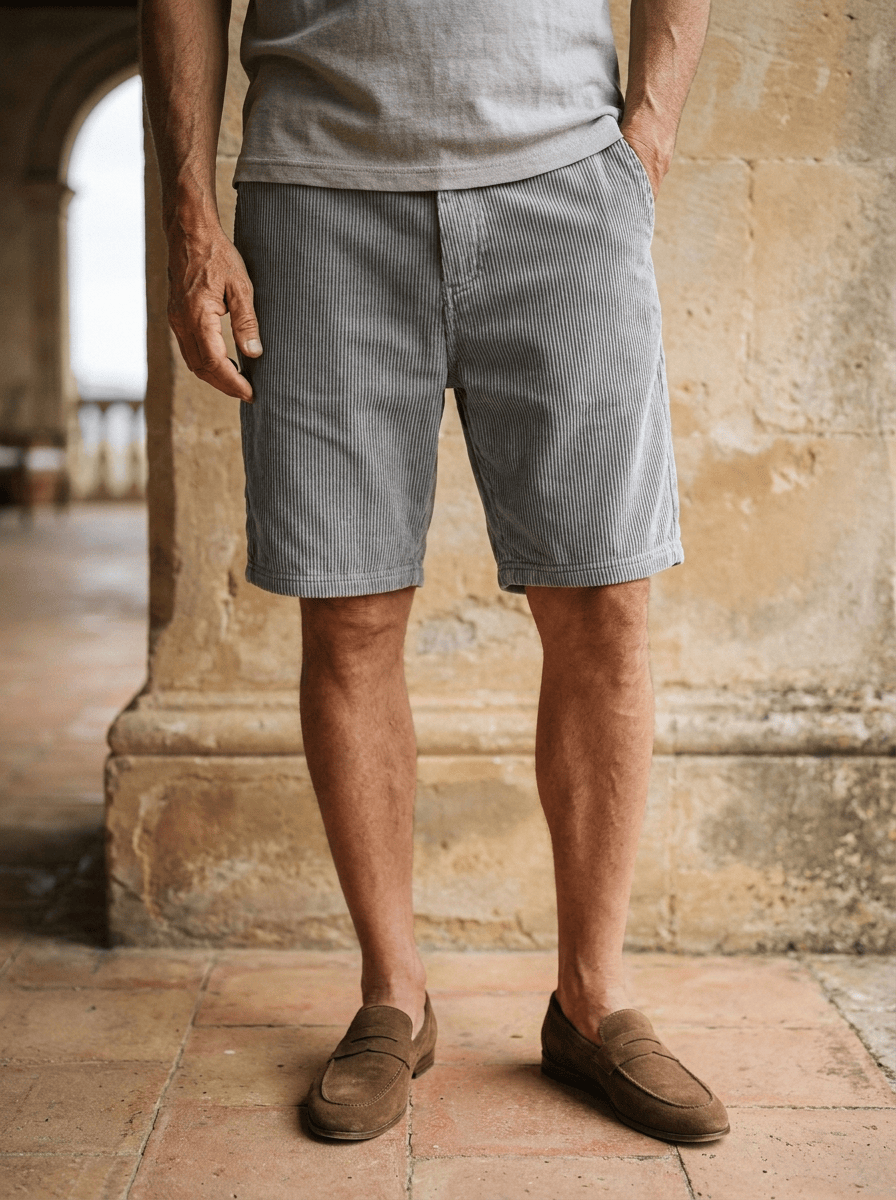 Lukas | Herren Cord Shorts Sommer Trend Stil