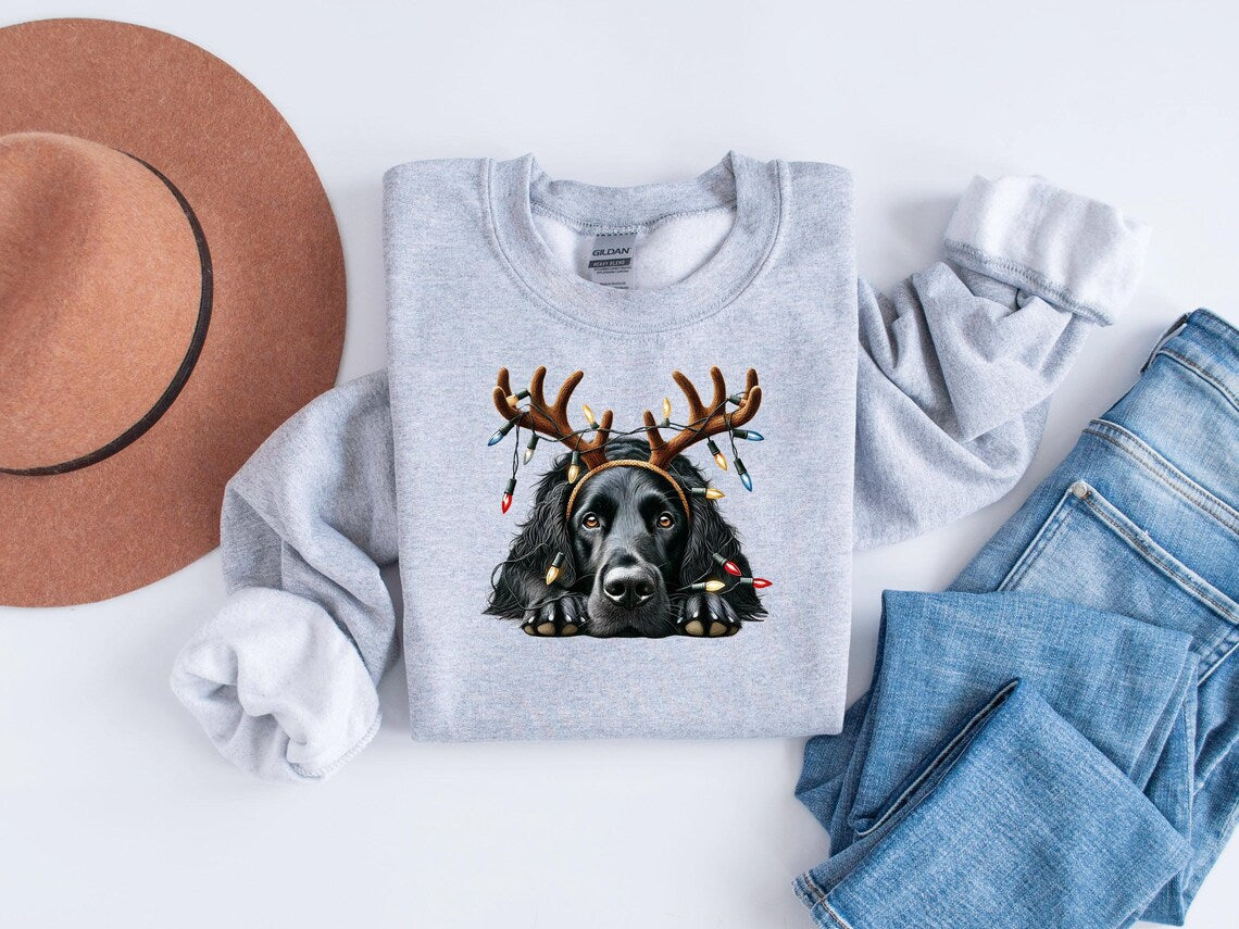 Simon | Winter Hundepullover mit weihnachtlichem Muster