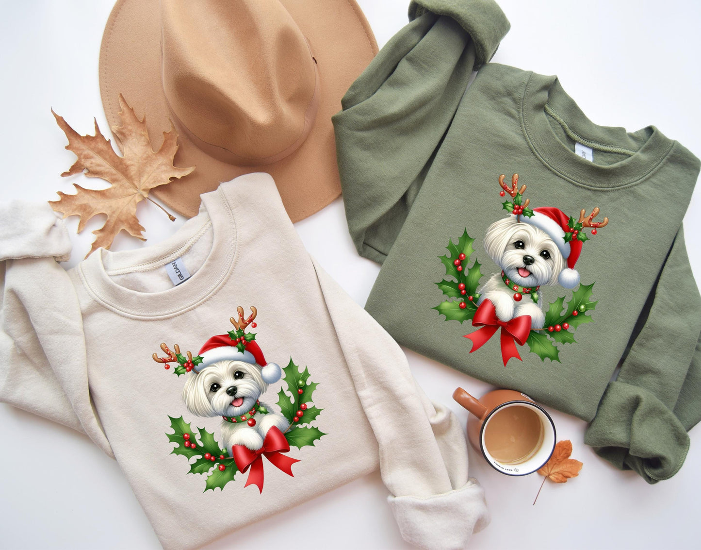Erik | Festlicher Hundepullover Malteser-Edition für Winter