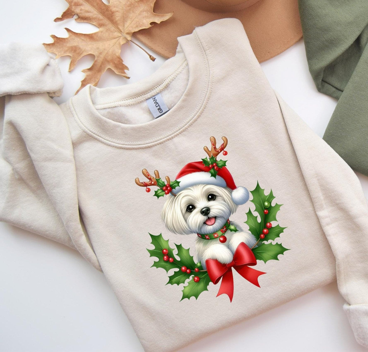 Erik | Festlicher Hundepullover Malteser-Edition für Winter