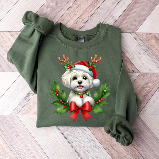 Erik | Festlicher Hundepullover Malteser-Edition für Winter