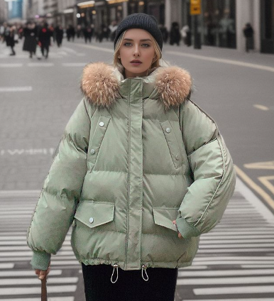 Paula | Lässiger Damen Wintermantel mit kuscheliger Kapuze