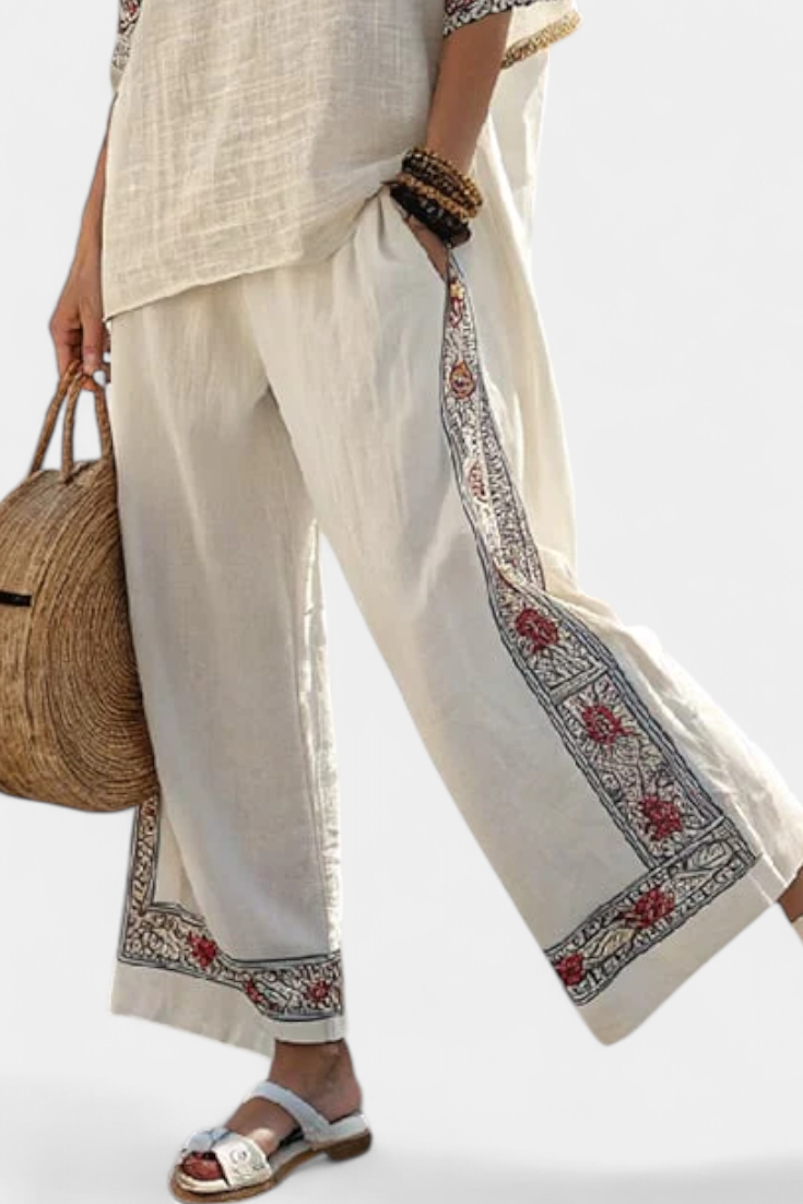 Talina | Exklusives Blusen Set mit Hose