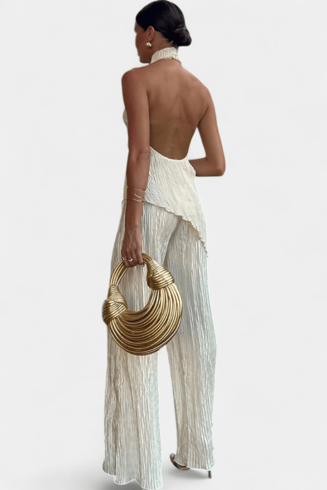 Nina | Stylisches Damen-Plissee-Set elegant & cozy