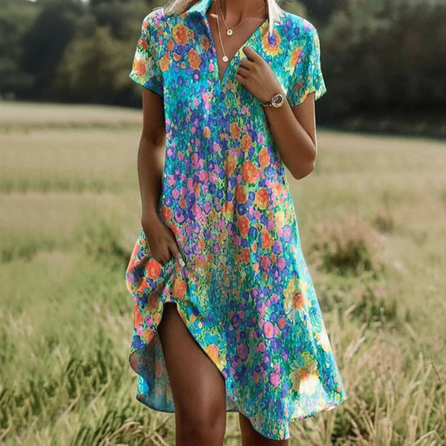 Emma | Boho Sommerkleid Damen Chic
