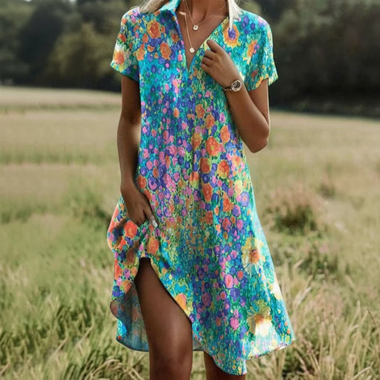 Emma | Boho Sommerkleid Damen Chic
