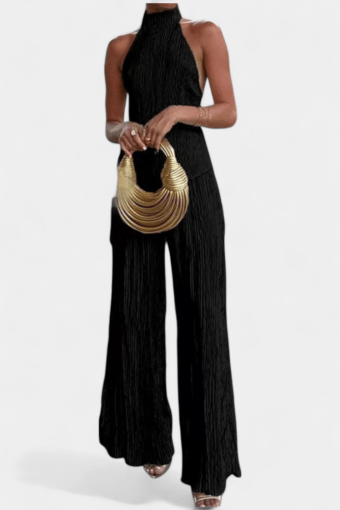Nina | Stylisches Damen-Plissee-Set elegant & cozy
