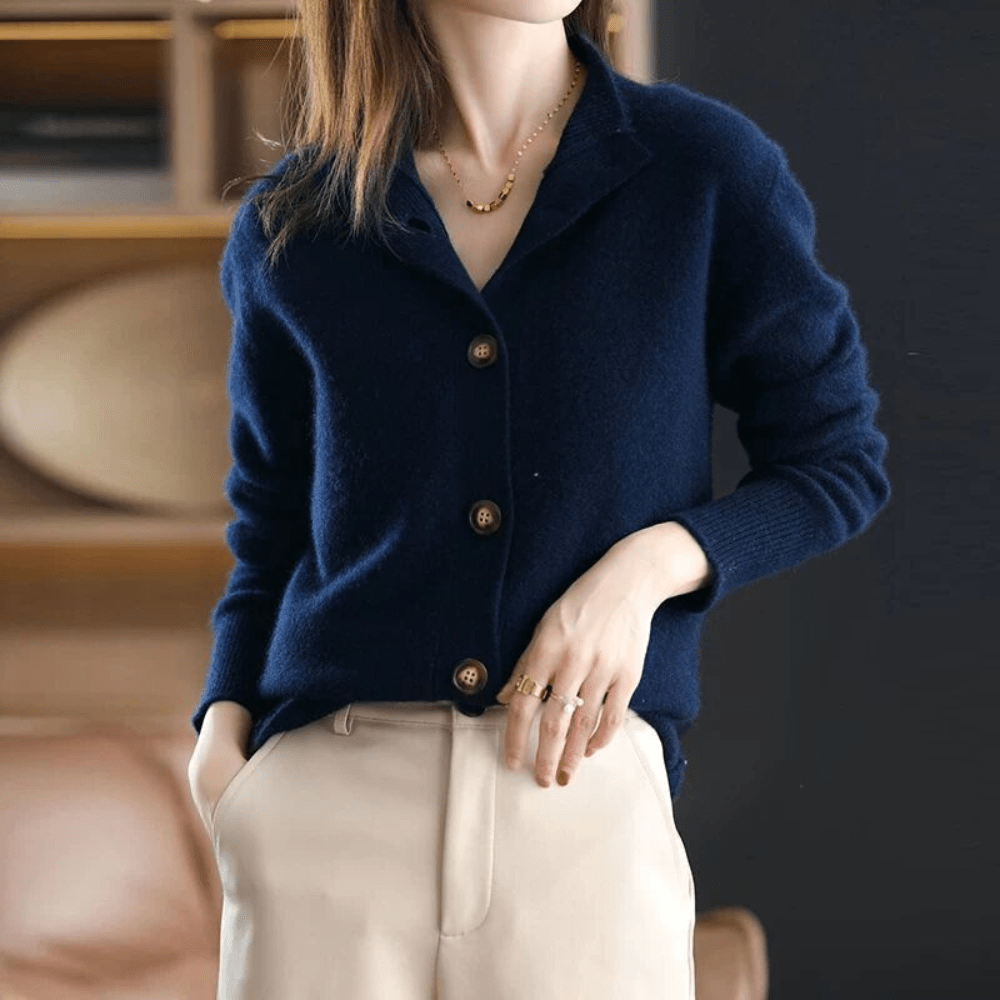 Marie | Damen Strick-Gilet modisch & modern
