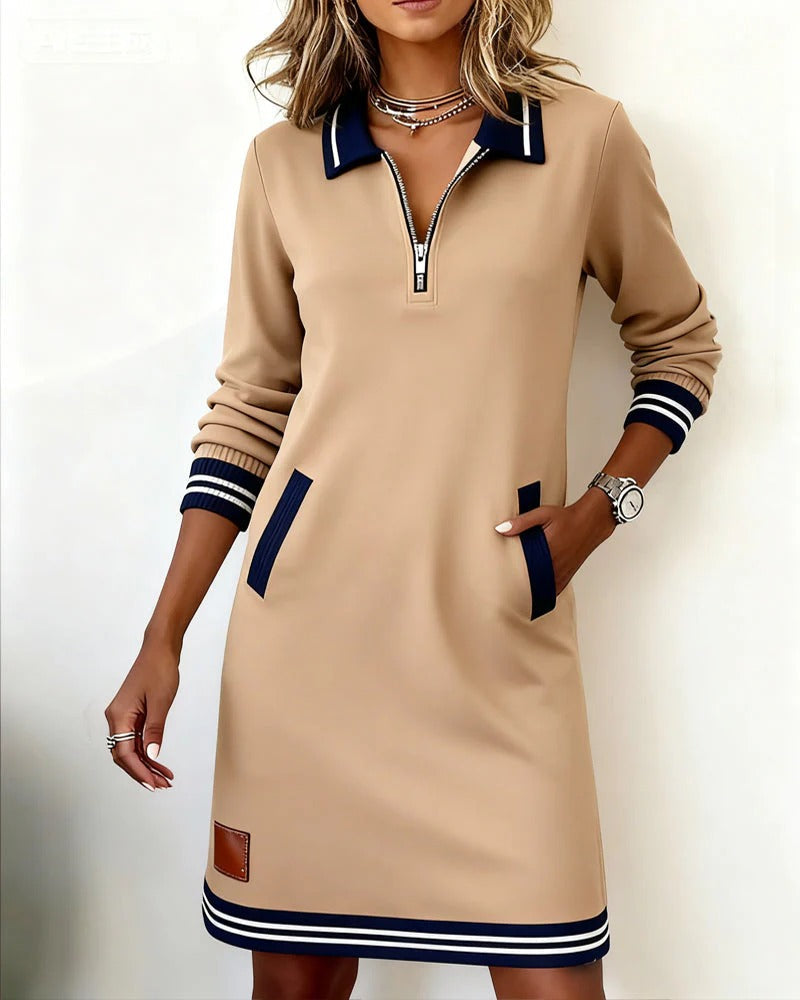 Amelie | Elegantes Damen Kleid aus Baumwolle modern & stilvoll