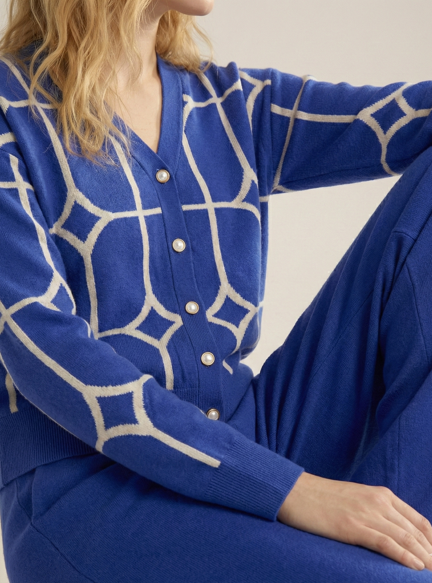 Emma | 2-teiliges Strick-Set für Damen mit Muster