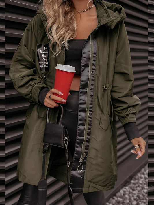 Amelie | Bequeme langärmelige Kapuzenjacke Damen