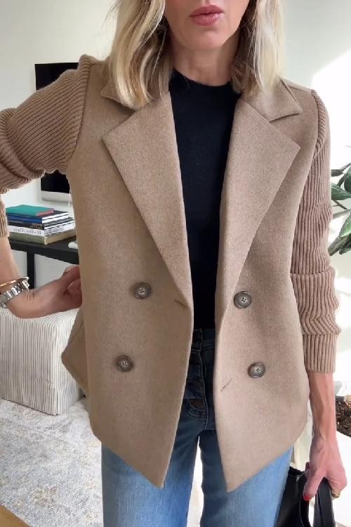 Katrin | Business-Blazer mit eleganten Strickdetails