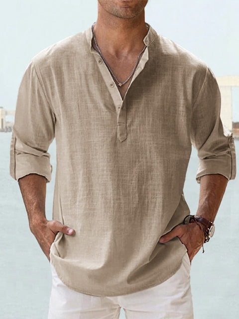 Tobias | Herren Leinenhemd modern zeitlos elegant