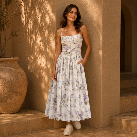 Carina | Vintage Kleid mit eleganter Schleifendetail