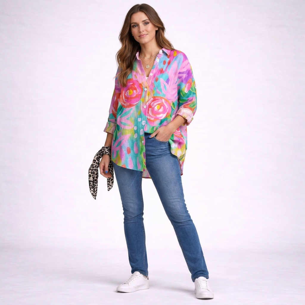 Lea | Elegante Bluse Edler Stil Zeitlos Chic