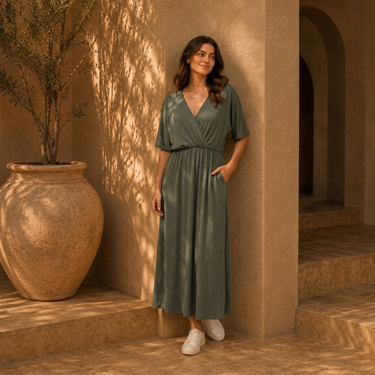 Nora | Stilvolles Langes Kleid Elegant Chic