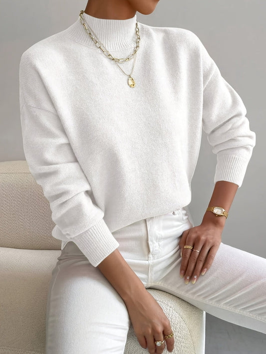 Clara | Klassischer Damen-Strickpullover im modernen Stil