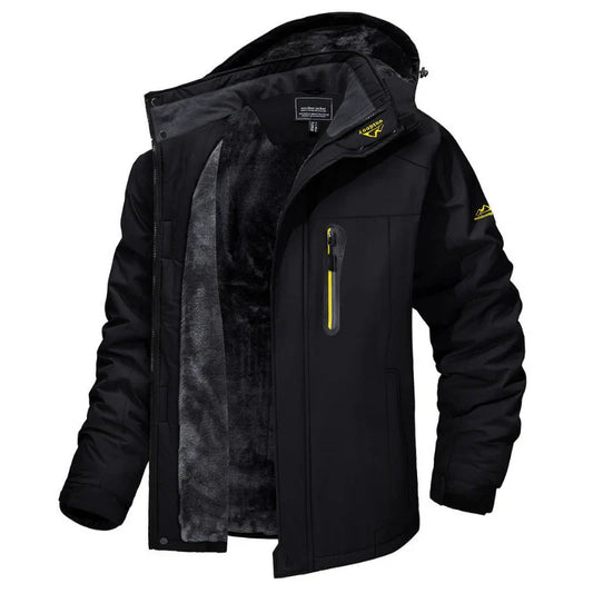 Felix | Robuste Winterjacke für Herren mit gefütterter Kapuze
