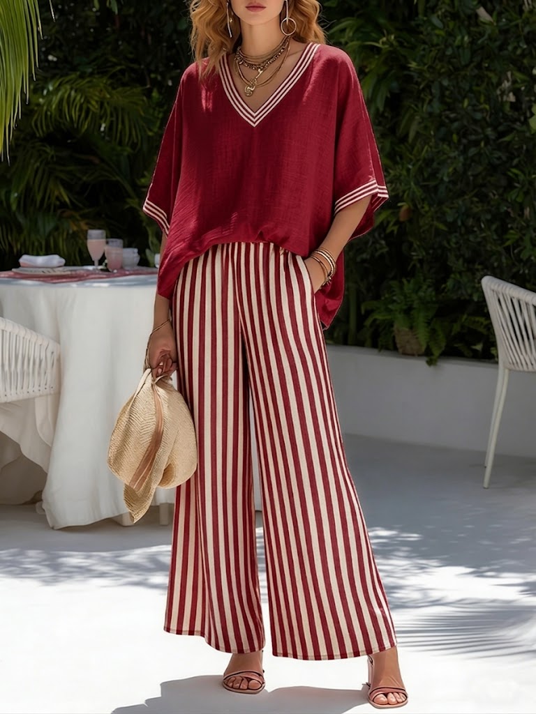 Zoe | Stilvolles Leinen Set Damen Trend
