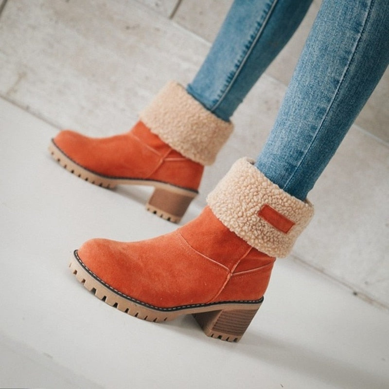 Maria | Gefütterte Damenstiefel für kalte Wintertage