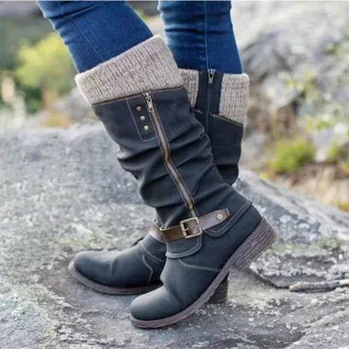 Clara | Klassische Winterstiefel Damen komfortabel