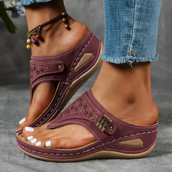 Hannah | Modische Sandalen Damen Bunt Look