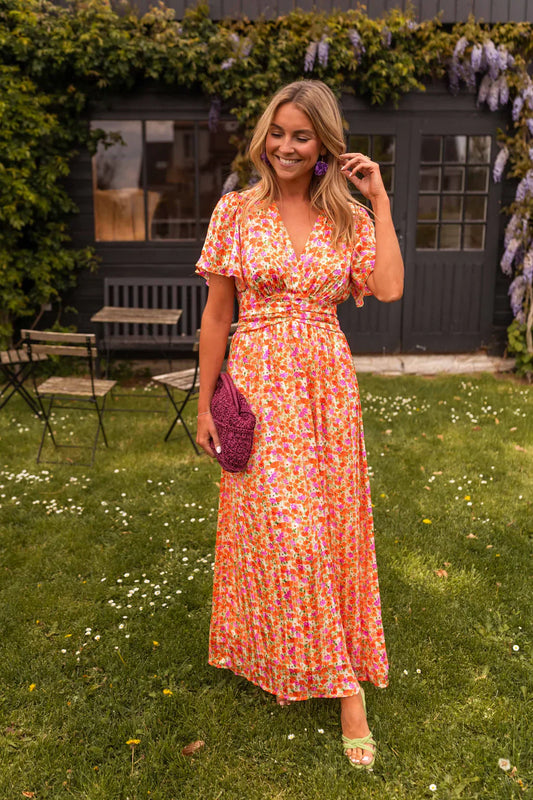 Clara | Elegantes Blumen-Sommerkleid für Damen