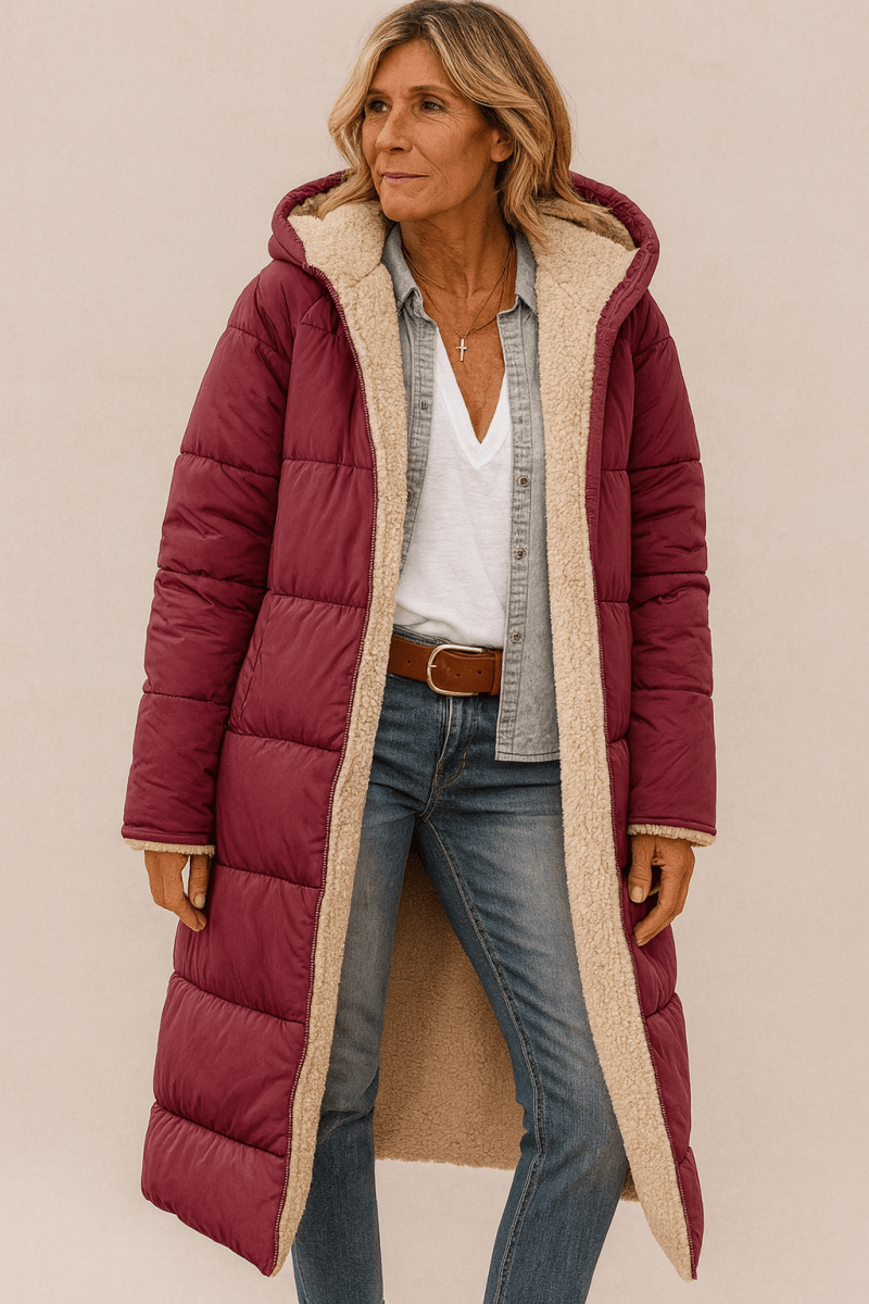 Mila | Damen Mantel weich luxuriös modern geschnitten