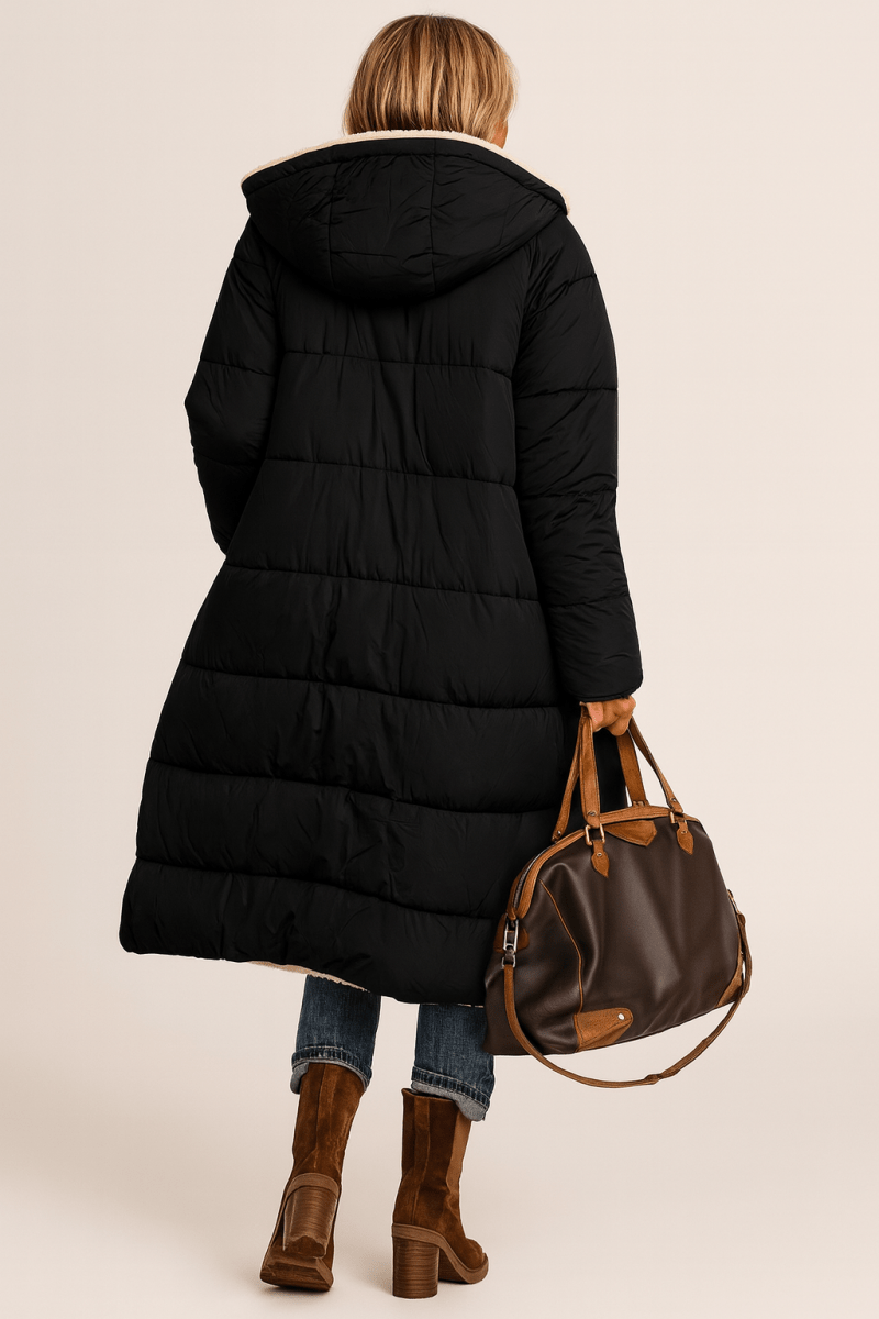 Mila | Damen Mantel weich luxuriös modern geschnitten