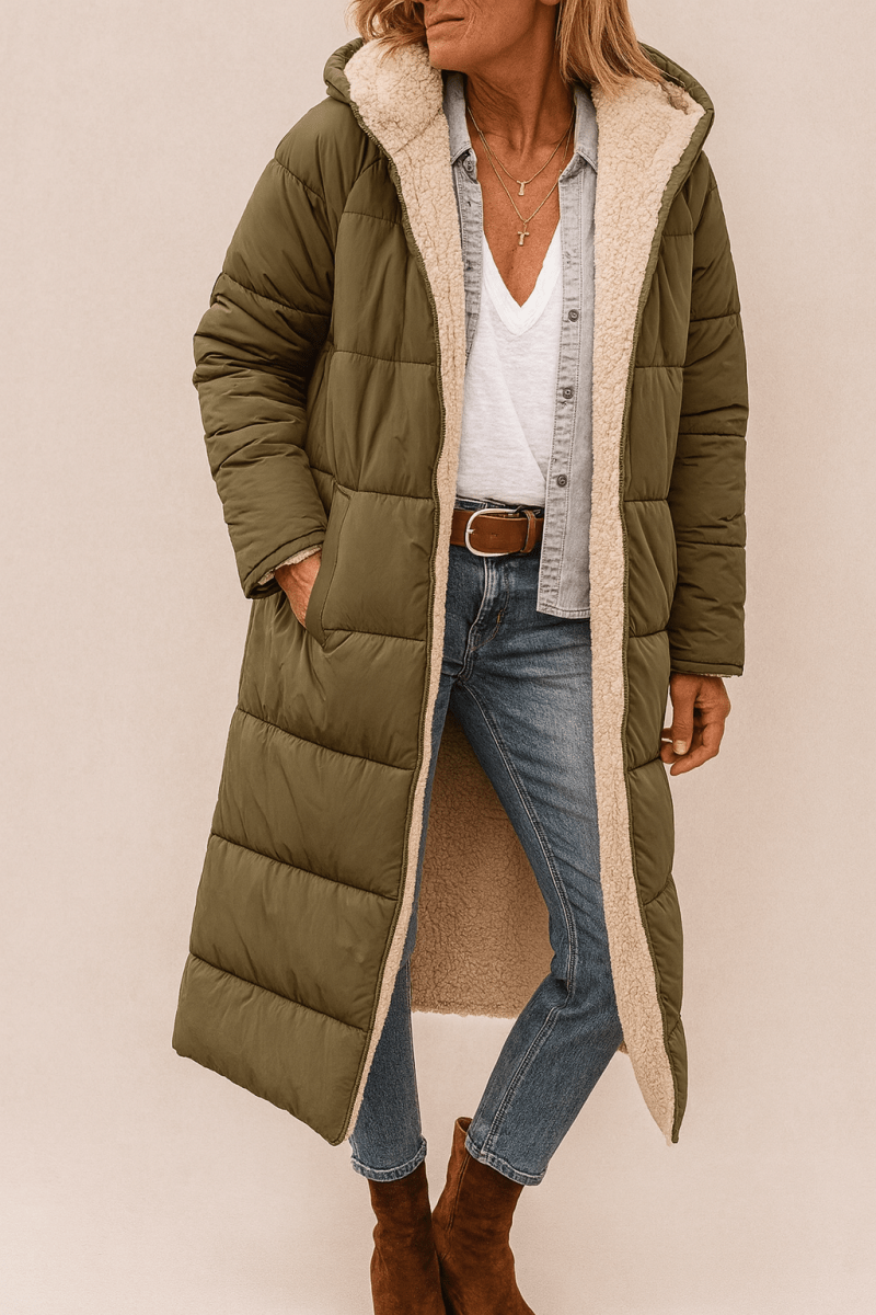 Mila | Damen Mantel weich luxuriös modern geschnitten