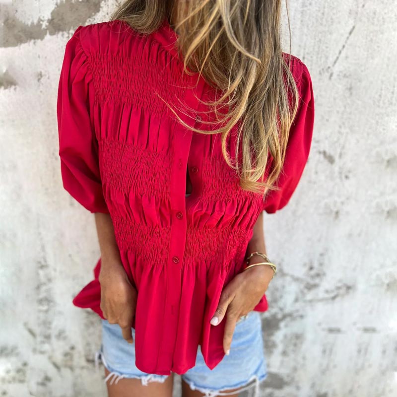 Lina | Hochwertige Ibiza Style Bluse Damen