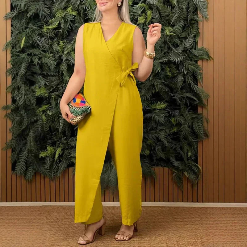 Alina | Stilvoller Wickel-Jumpsuit für Damen