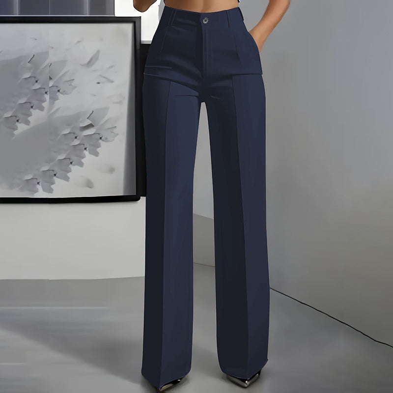 Julia | Damenhose mit hohem Bund und feinem Design