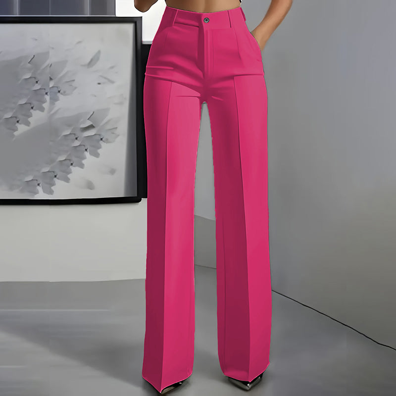 Julia | Damenhose mit hohem Bund und feinem Design