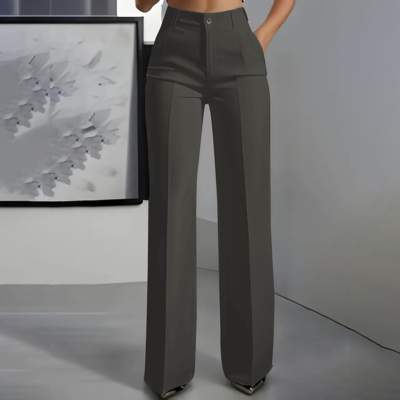Julia | Damenhose mit hohem Bund und feinem Design
