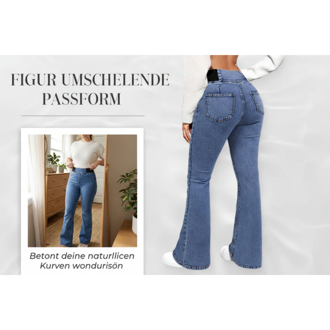 Leonie | Stilvolle Jeans im ausgestellten Look