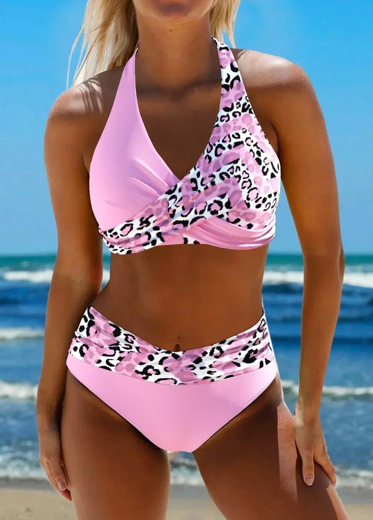 Zoe | Modischer Kreuz Bikini Damen Elegant