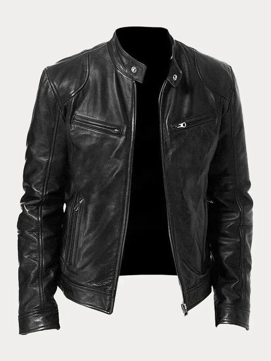 Sebastian | Ikonische Lederjacke für Herren mit Komfort