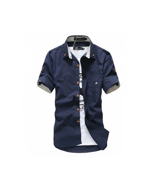 David | Mason Signature Button-Up Hemd in hochwertiger Verarbeitung