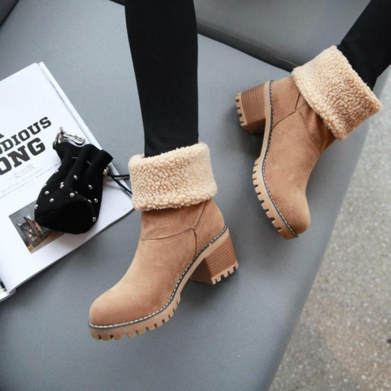 Maria | Gefütterte Damenstiefel für kalte Wintertage