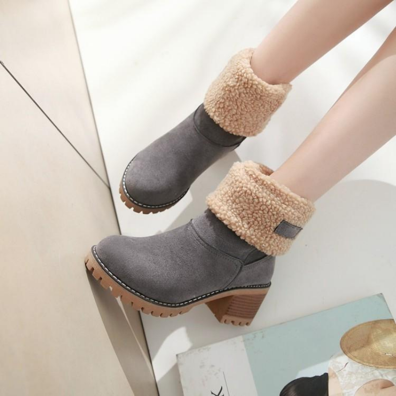 Maria | Gefütterte Damenstiefel für kalte Wintertage