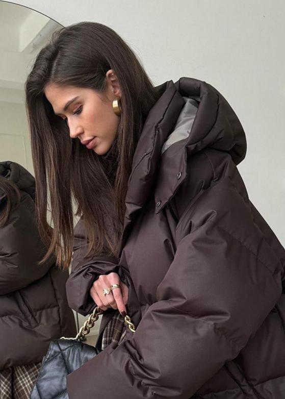 Lena | Damen Pufferjacke warm mit abnehmbarer Kapuze